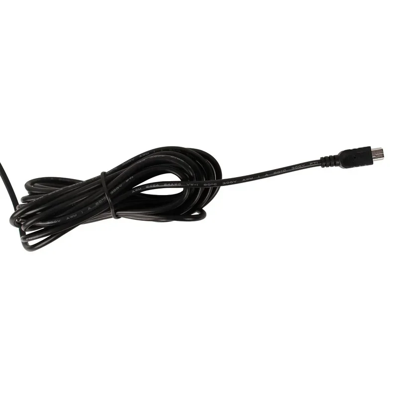 Mini Port USB incurvé de chargeur de voiture, 3.5 mètres, 5V, 1,5 a, GPS, vidéo pour caméra DVR de voiture, entrée DC A2T4, 12-24v