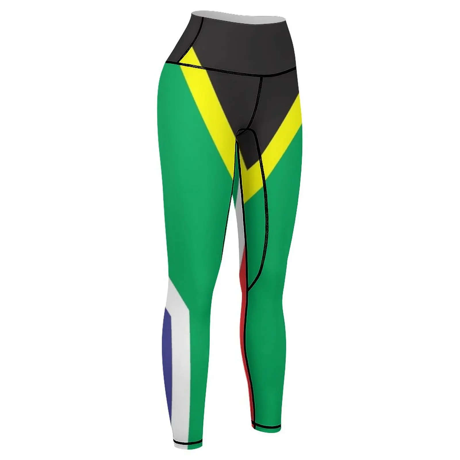 South African Flag Leggings Legging sexy woman Golf wear Sports pants woman Womens Leggings