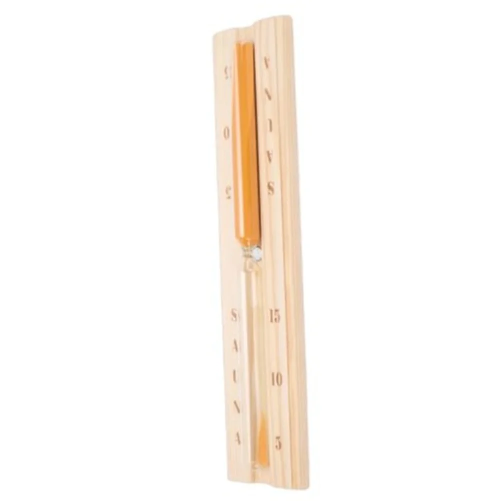 15-Minute Hourglass Timer for Sauna with Rotating Design and Harmonized Aesthetics for Cedar and Minimalist Interiors