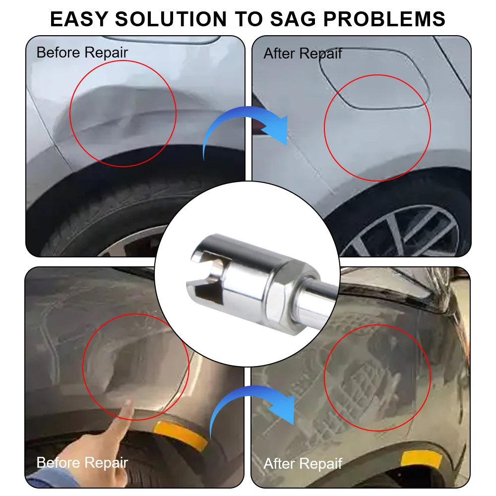 For SUV Truck Pickup Portable And Durable Automotive Sheet Metal Car Repair Sheet Metal Hammer Adjustable Dent Repair Tools