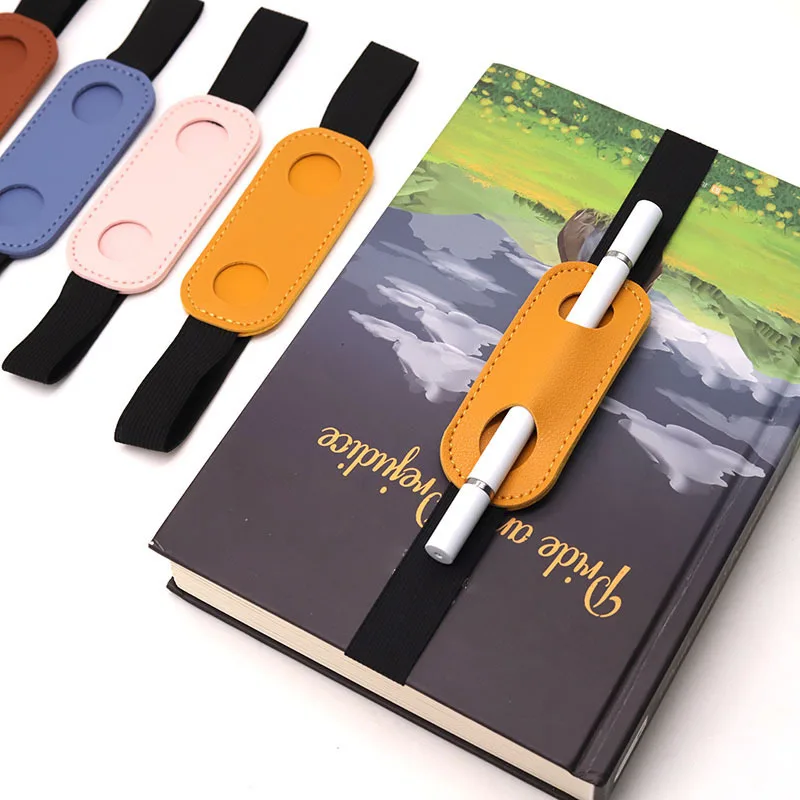 Регулируемая петля для ручек из искусственной кожи с эластичной лентой, держатель для карандашей, чехол для ручки, эластичная ловушка для ручек для ноутбука, планировщик