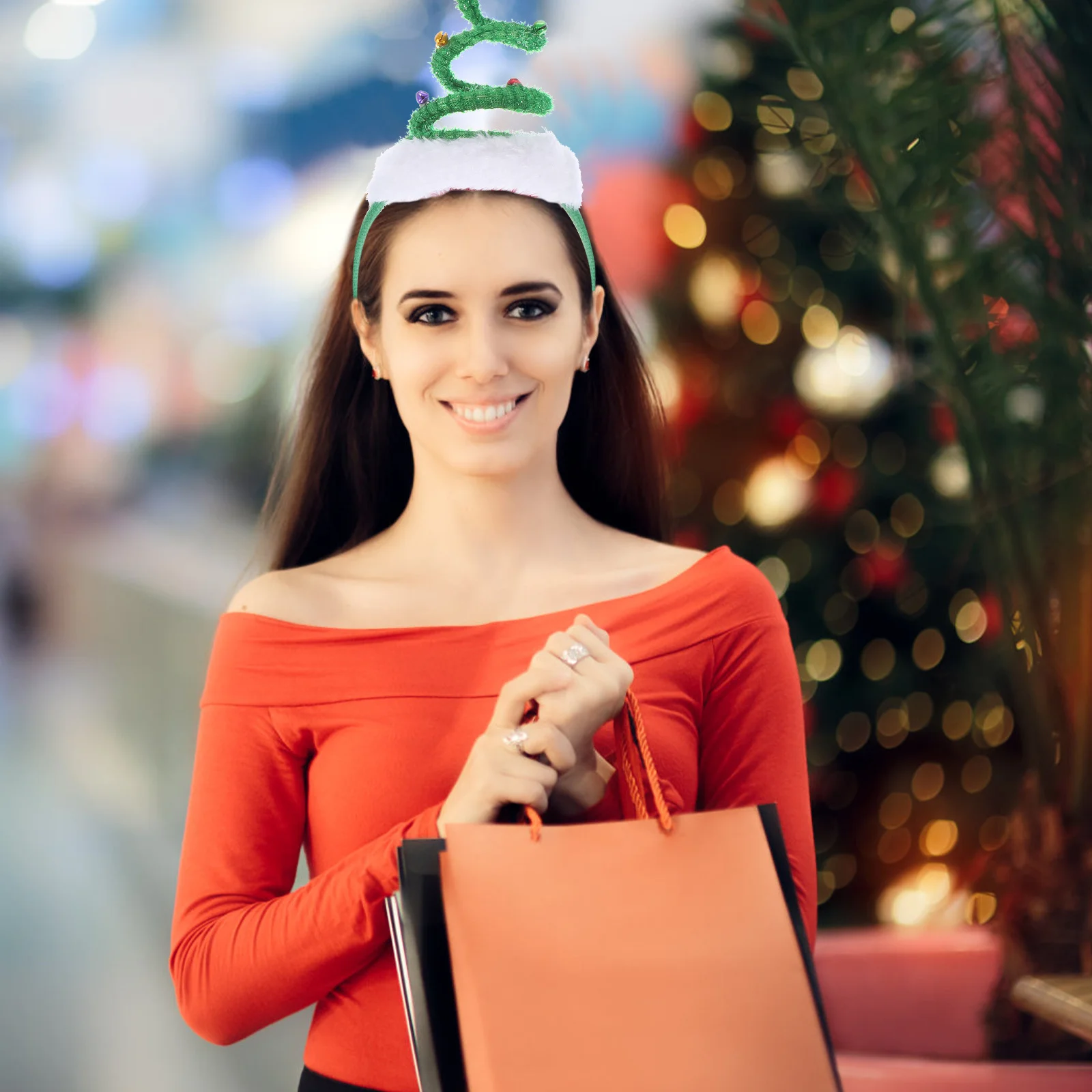 

6pcs Christmas Spring Headband For Kids Adults Xmas Party Hairbands Lightweight Hair Accessories Festive Decorative Headdress