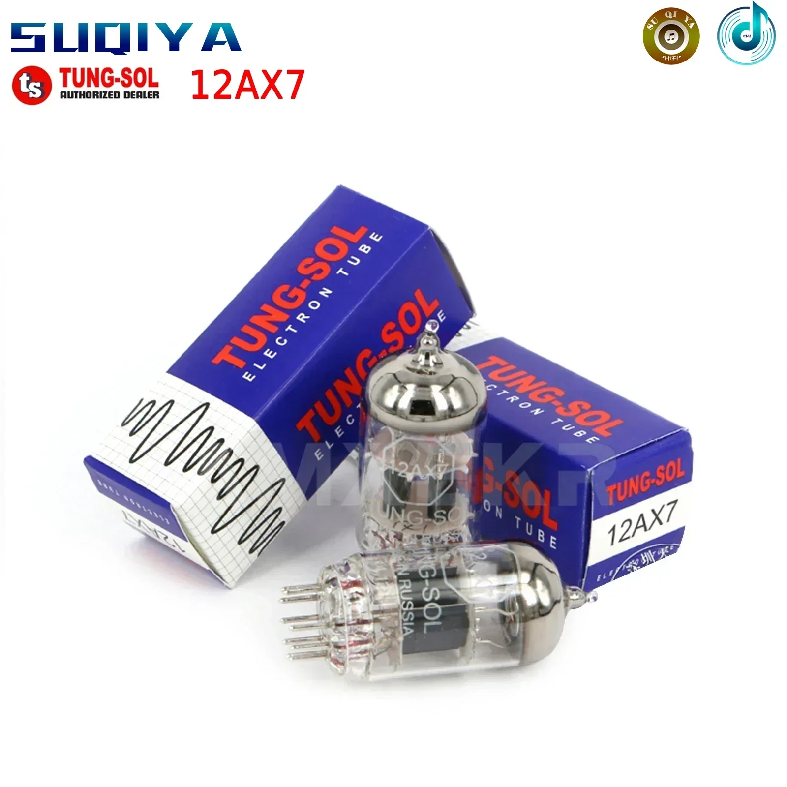 

SUQIYA-TUNG-SOL 12AX7 Vacuum Tube ECC83 ECC803 Electronic Tube Precision Matching for Amplifier Kit Audio Valves Kit Genuine