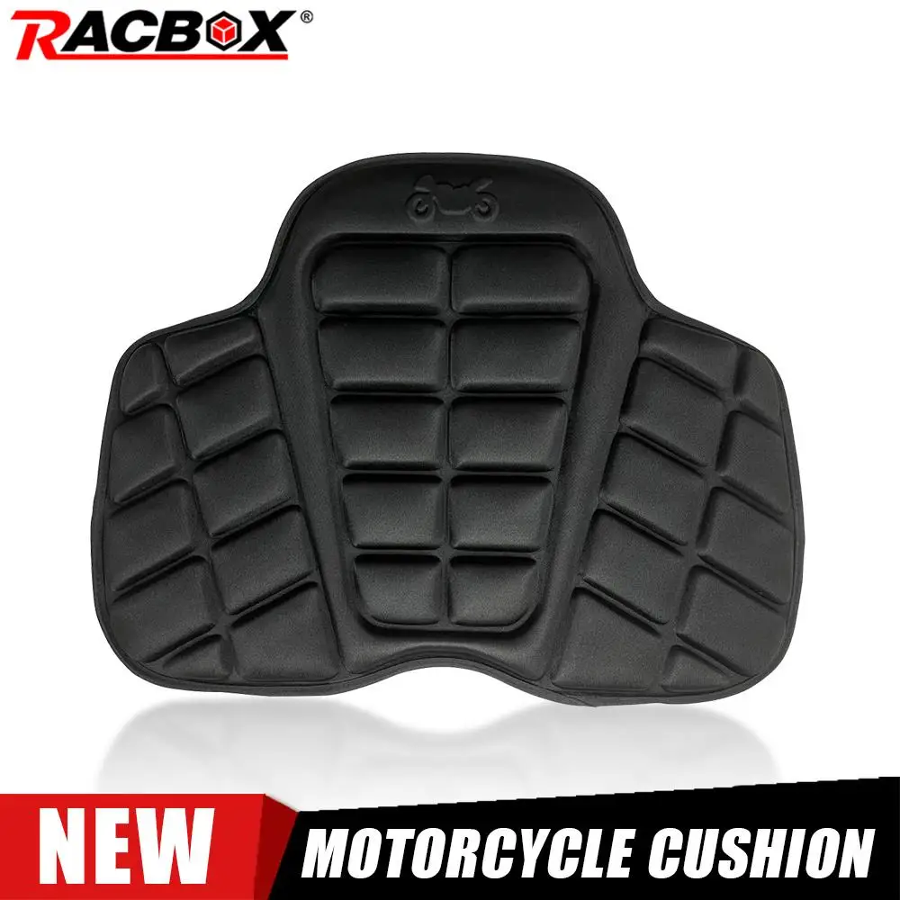 

3D Motorcycle Universal Seat Cushion Saddles Soft Comfort Lycra Shock Absorption Decompression Sponge Filling TPU Non Inflatable