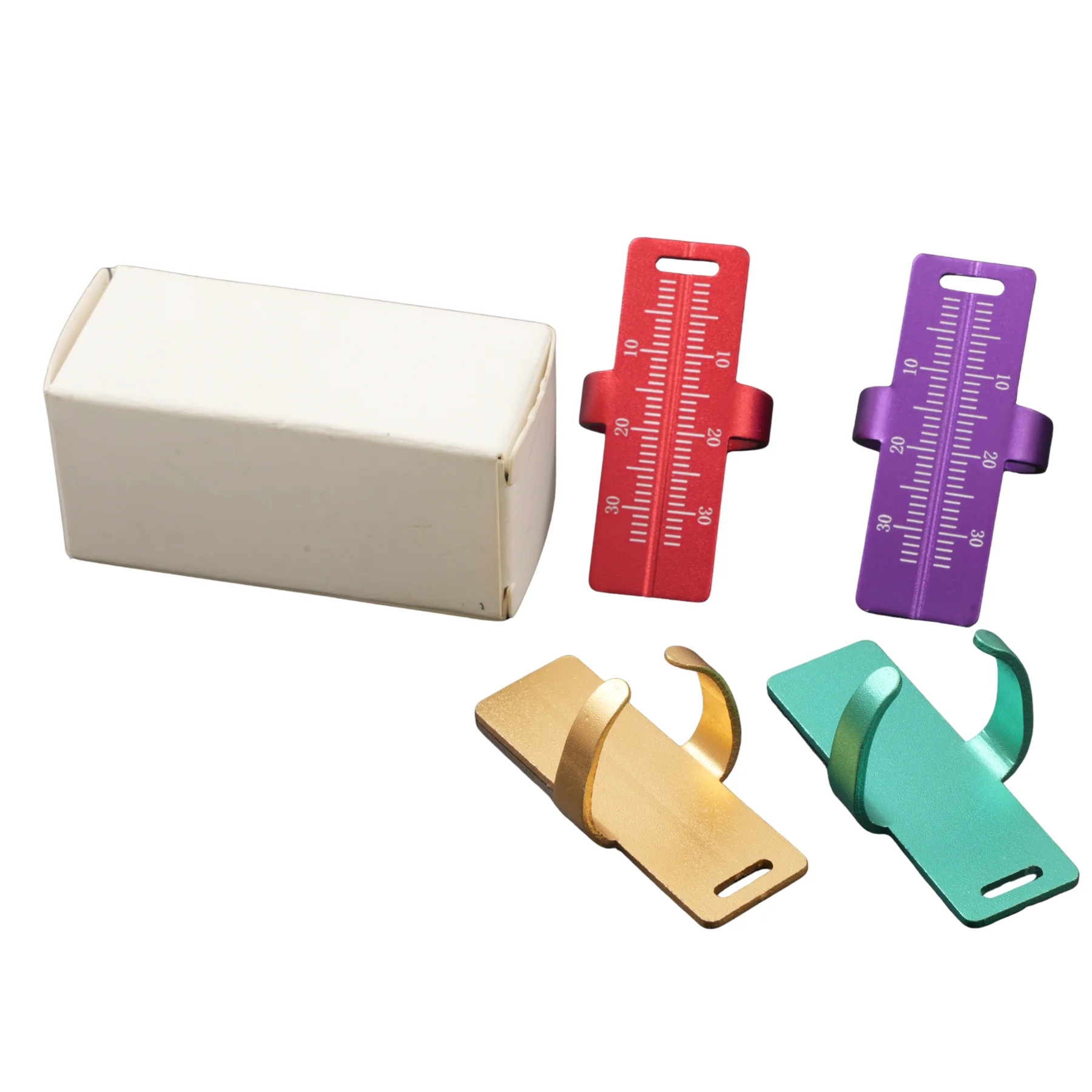 

1 шт., стоматологические линейки, алюминиевая эндодонтическая линейка для пальцев, измерительная шкала, эндодонтическая красочная стоматологическая измерительная алюминиевая эндо-линейка