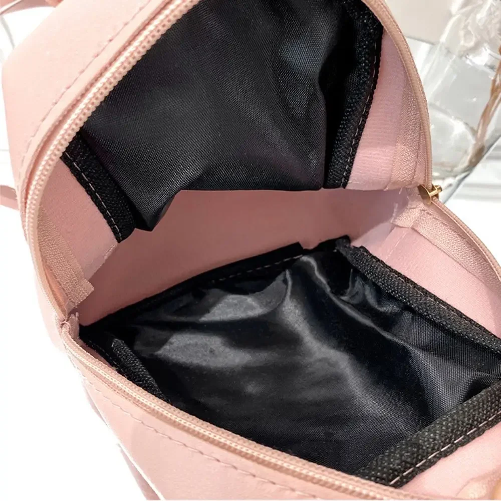 Mini Backpack for Women PU Leather Multifunction Crossbody Bag Ladies Phone Pouch Pack Luxury Brand Shoulder Bag Messenger Bags