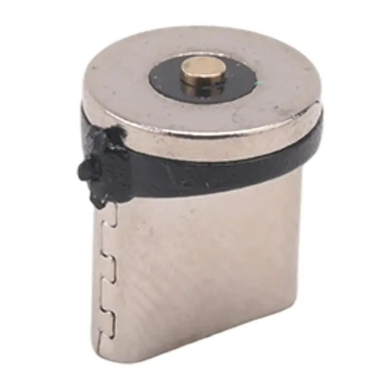 

1PC Round Magnetic Cable Plug 8 Pin Type-C Plugs Fast Charging Phone Magnet Plug