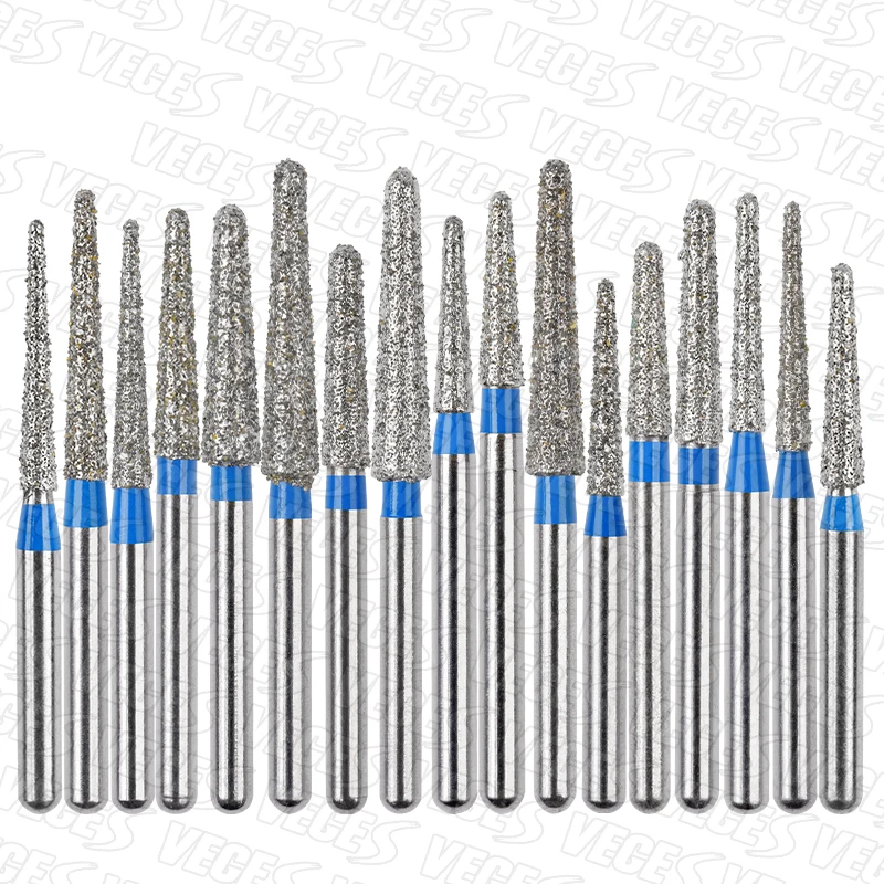 TR Type Dental Diamond Burs Standard Dentistry Strawberries Drills Dentist Tools  FG High Speed Bur 1.6mm 10pcs