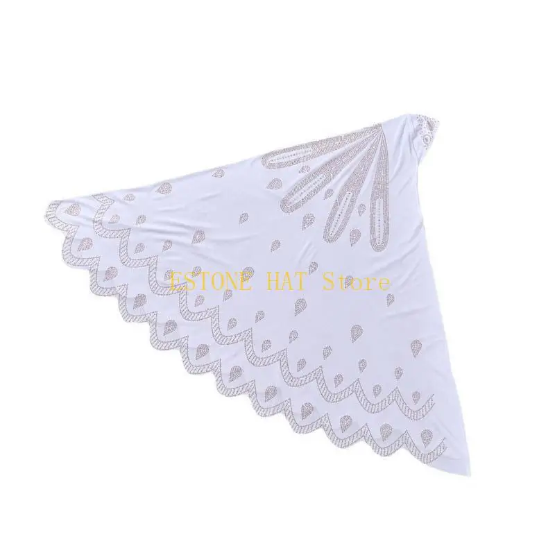 

49MF Adjustable Headwrap Protective Hair Wrap Casual Scarf Travel Friendly Headscarf