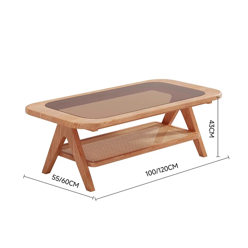 Vintage Coffee Table Minimalist Elegant Rectangle Neutral Japanese Style Coffee Table Glamour French Coffee Table Home Furniture