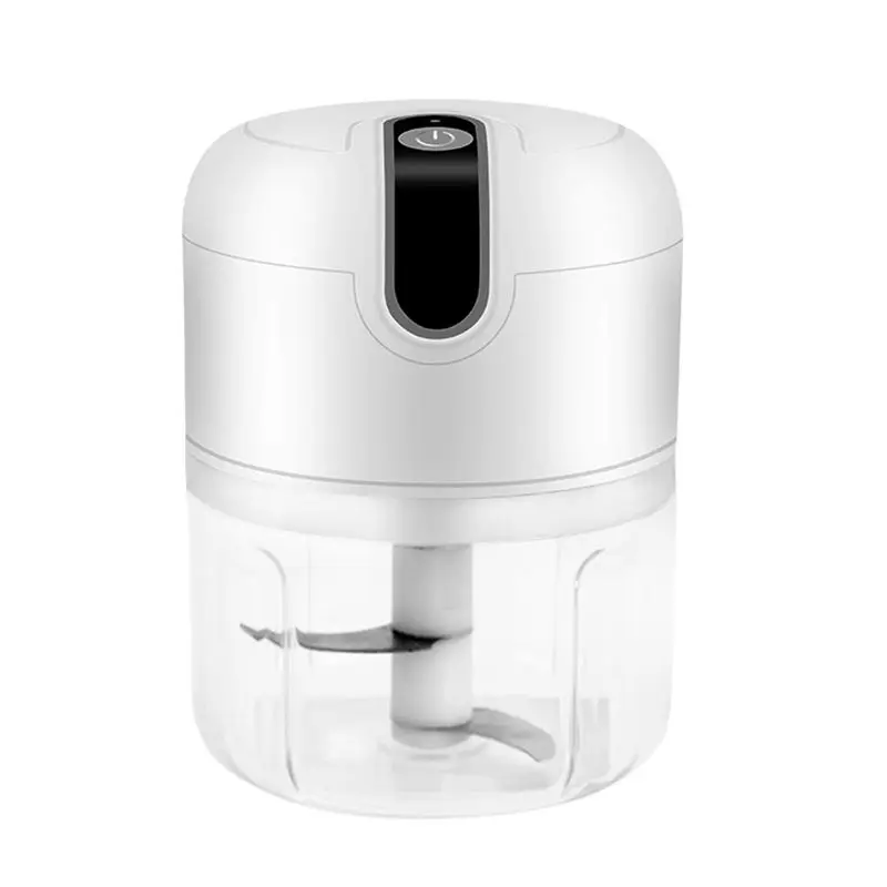 

[NEW!N92R】 1Set Cooking Machine Automatic Meat Grinder Baby Supplementary Food Stirring Minced Garlic Minced Meat 250Ml White