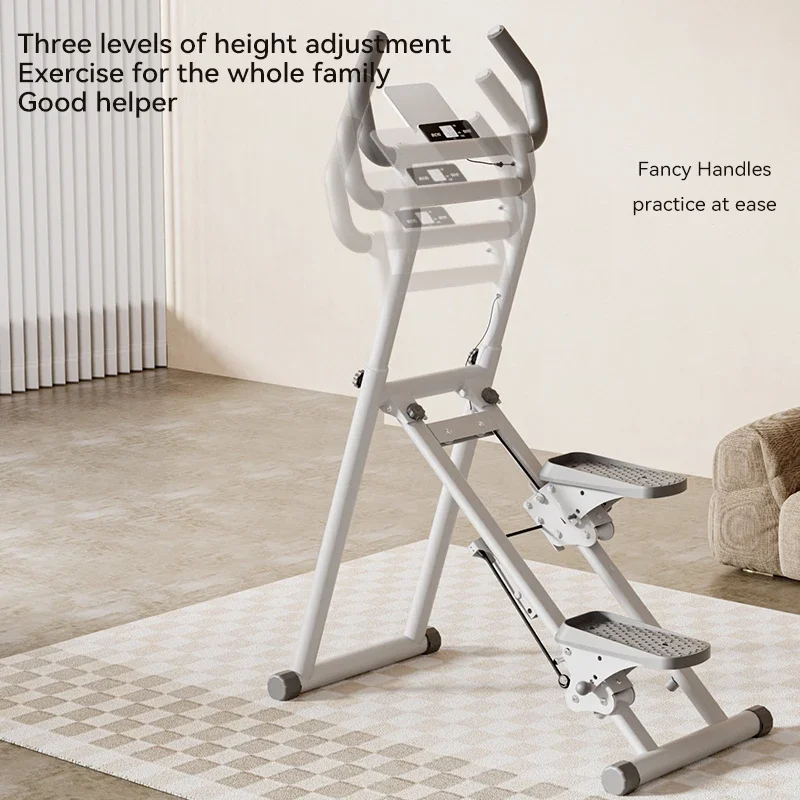 Home Gym Vertical Climber Mini Machine Adjustable Armrest And Pedal Height Mountain Climbing Stair Climber For Home Use