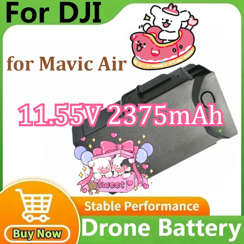 

Battery for DJI Mavic Air Battery 21 Minute Flight Time Drone Intelligent Flight Accessories New in Stock 11.55V 2375mAh