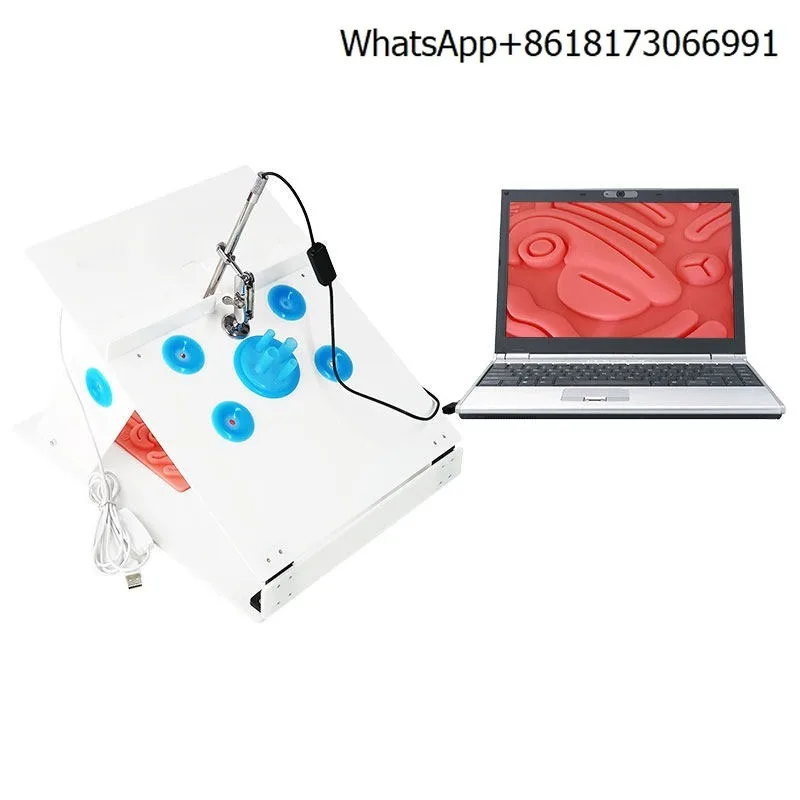 Laparoscopic simulation training box 0 30 degrees camera teaching tools, laparoscopic surgery simulation training equipment