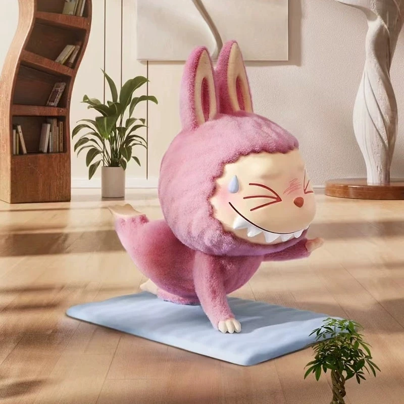 

New PPMT The Monsters Labubu Lazy Yoga Series Blind Box Handmade Exquisite Office Decoration Holiday Birthday Surprise Gift Toy