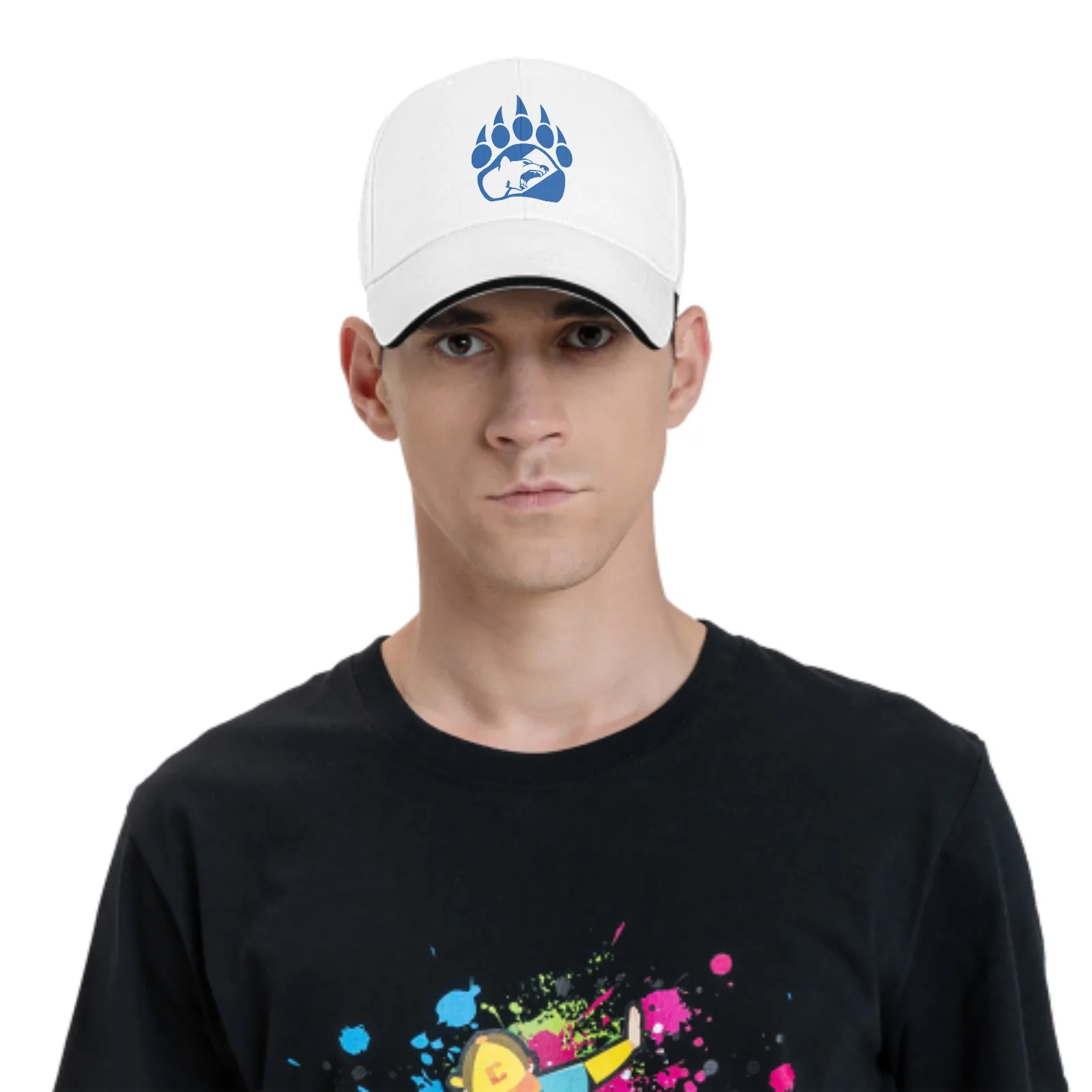 Wolf Paw bonés de beisebol para homens e mulheres, camionista snapback, pai chapéus, sombrinha, algodão, alta qualidade