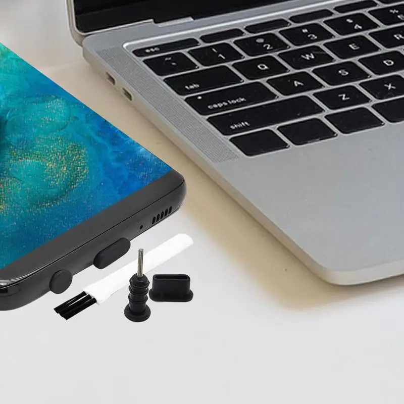 Type C Plug Dust Plug 3.5mm Headphone Plug USB Type-C Charge Port Protector Protective Covers Mobile Socket