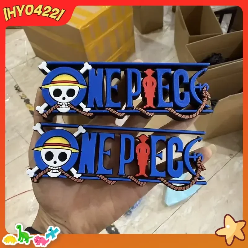 

New One Piece 3d Printed Logo Standing Sign Collectible Figure Decorative Ornament Home Display Decor For Anime Fans Gift