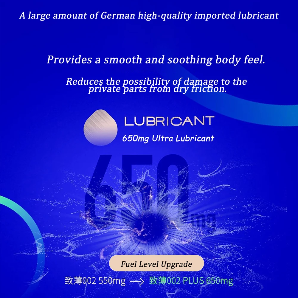 3/10/30PCS Condoms Ultra Thin 52mm Lubricated Natural Latex Men Penis Sleeve Health Safer Sex Products Adult Toys for Couples