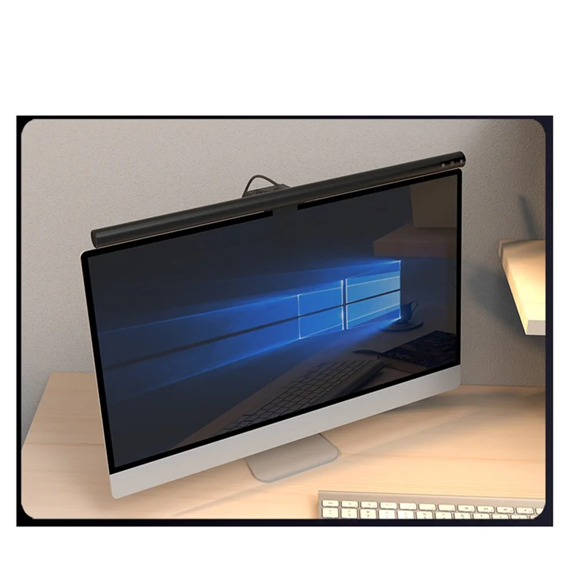 TKOH-Monitor Light Bar Touch / Wireless Remote Dual Control Eye Protection Anti-Glare USB Reading Light For Computer