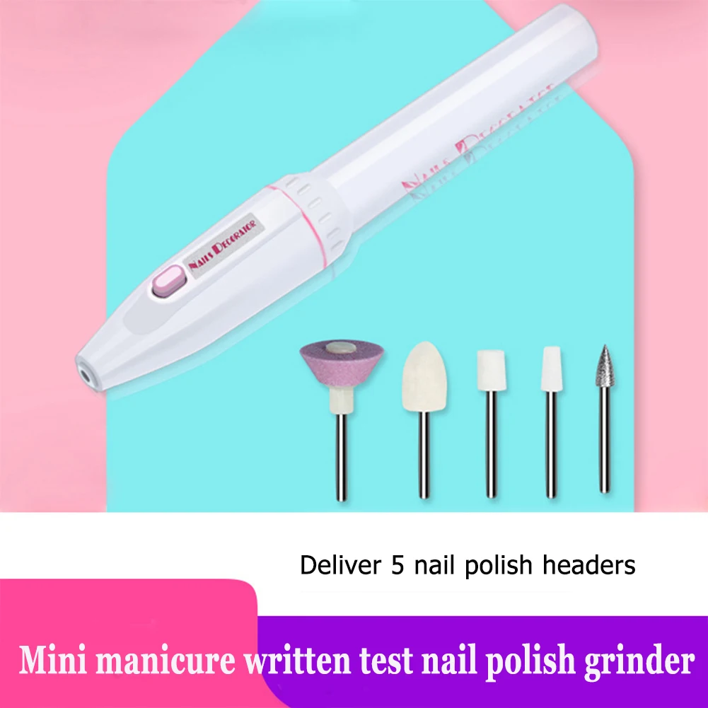 Máquina Eléctrica de Manicura y Pedicura 5 en 1, Kit Inalámbrico Profesional para Limar, Recortar y Pulir Uñas