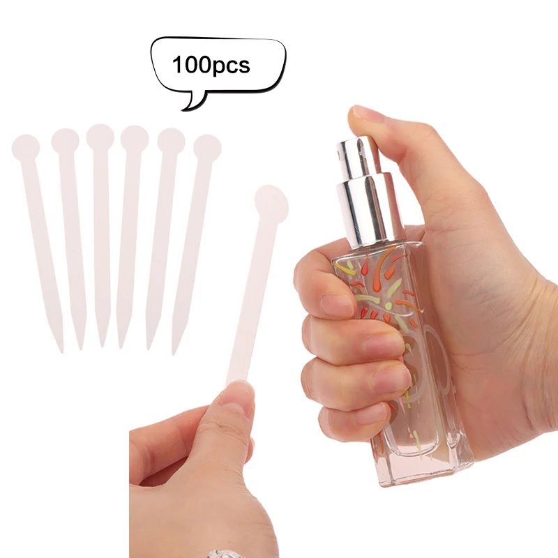 

100 шт., полоски для тестера духов, тест-полоски для ароматов, тестер эфирного масла, ароматизаторы, бумага для тестирования ароматерапии, парфюмерный набор