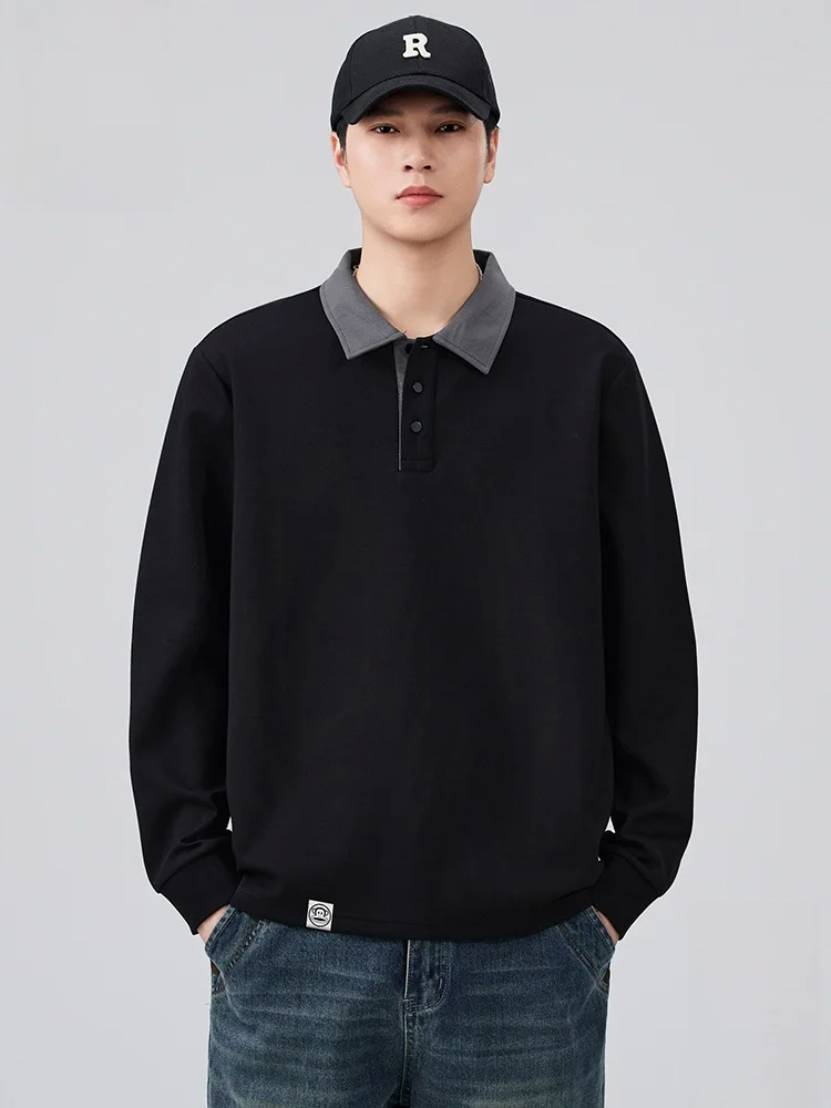 

PaulFrank Long Sve irt Men's Loose Comfortable Overhead Sweatirt Autumn Casual Sle Cotton Polyester Blend Fabric