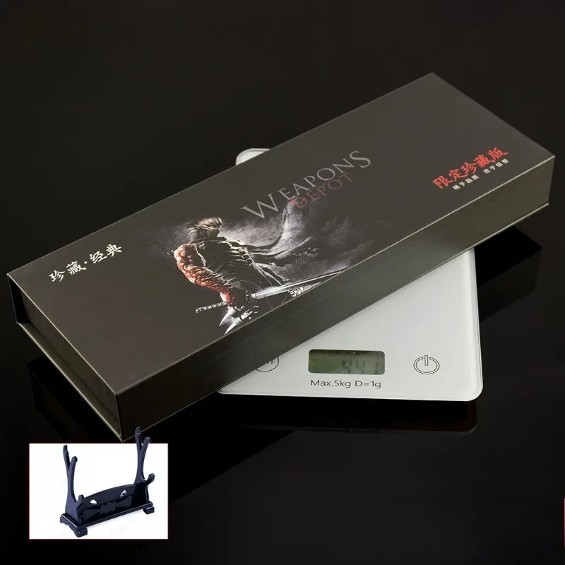 Juego de Lord of Rings de 30cm, arma periférica, modelo de espada de espina, artesanía totalmente de metal, espada de juguete, caja de regalo para colección, regalos para amigos