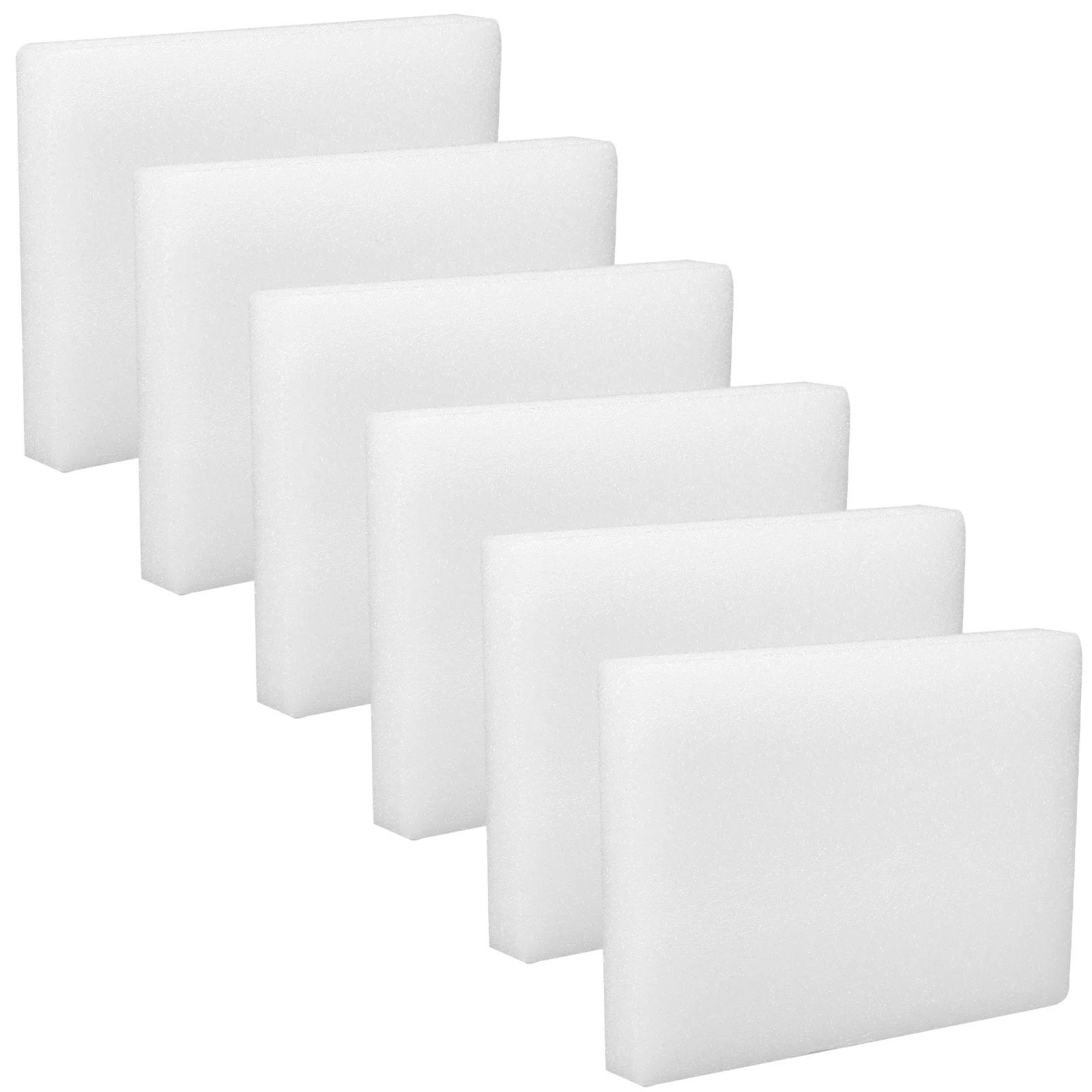 6 قطعة وسادة رغوة التلبيد الصوف إبرة التلبيد وسادة سميكة قابلة لإعادة الاستخدام الحرفية العمل حصيرة Diy بها بنفسك مشاريع ورأى الأغنام الأبيض