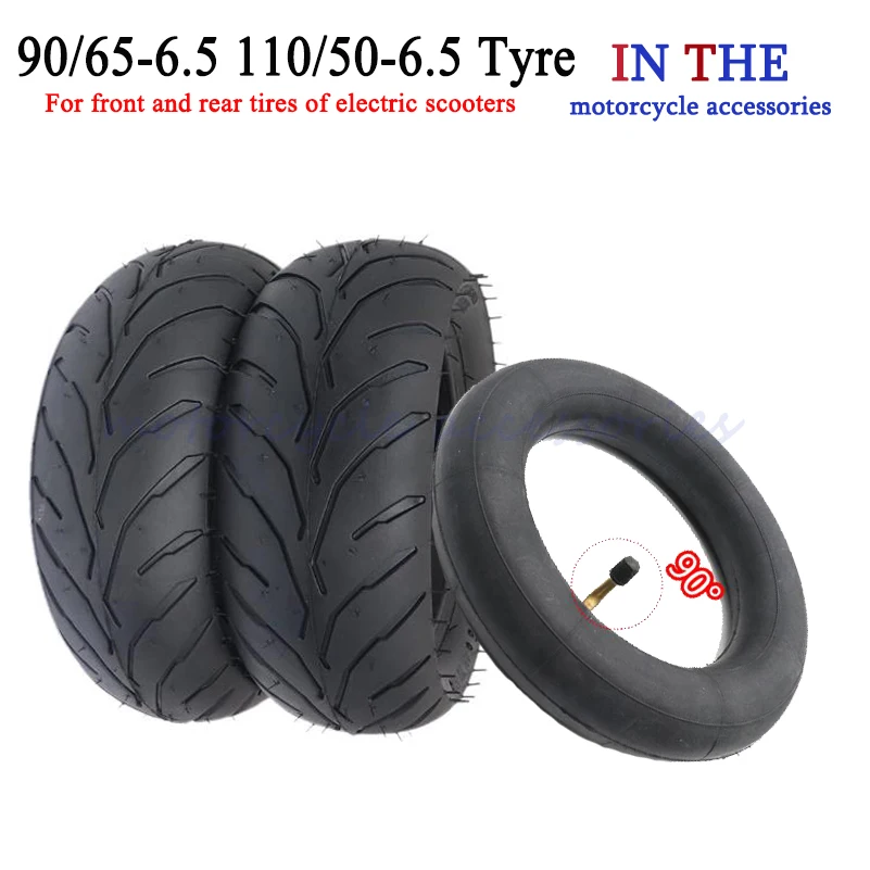 90/65-6.5 110/50-6.5 Tyre For 47CC 49cc Mini Dirt Bike Scooter Motorcycle E-Bike Motorcycle Wheel Rim Inner Tube Outer Tires