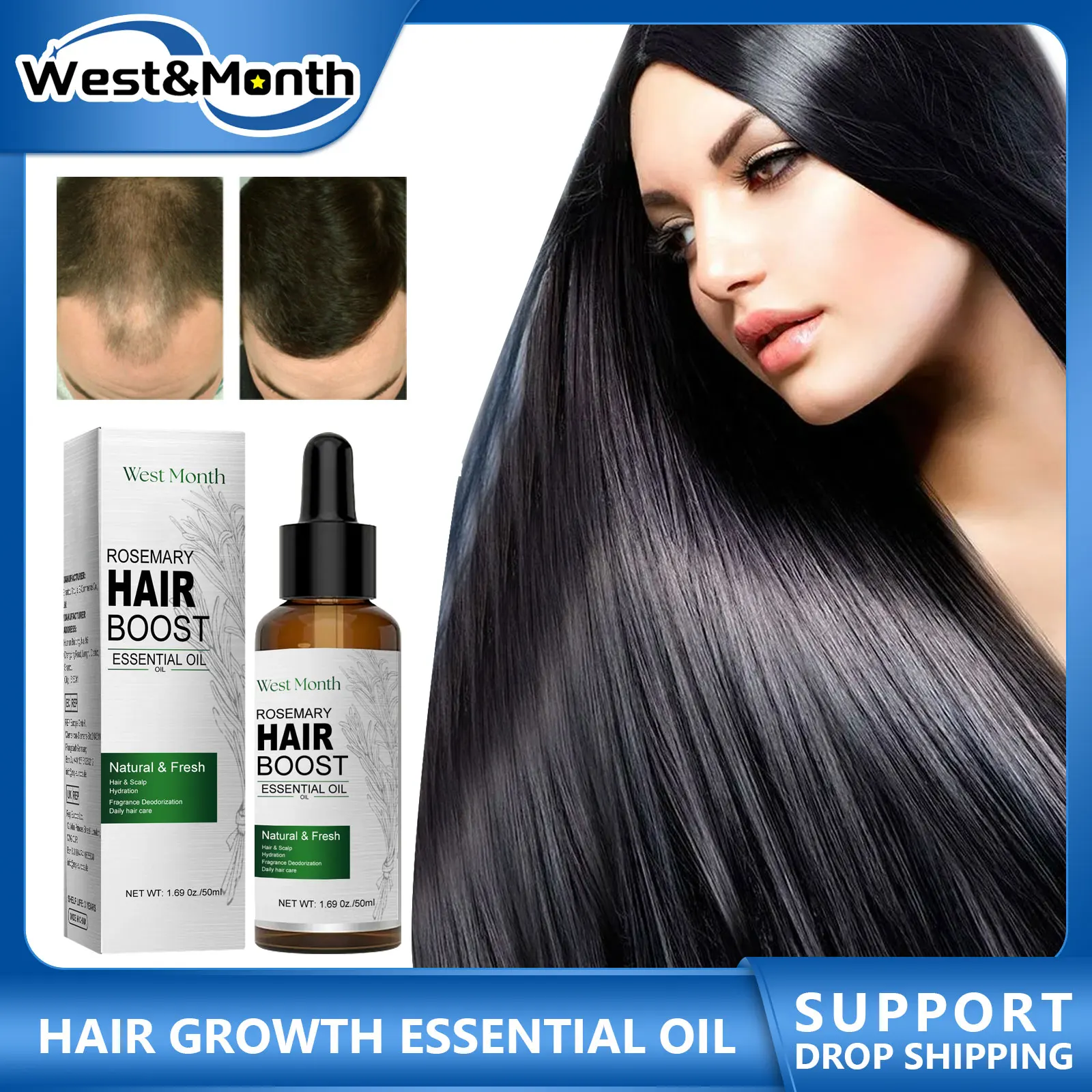 

Эфирное масло для роста волос розмарин предотвращает облысение кожи головы плотное восстанавливающее питательное гладкое шелковистое масло против выпадения волос