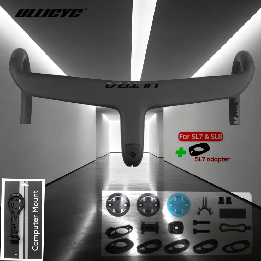 ULTRA Für SL7 SL8 Carbon Integriertes Cockpit Interne Kabelführung Integrierter Rennradlenker T1000 Di2
