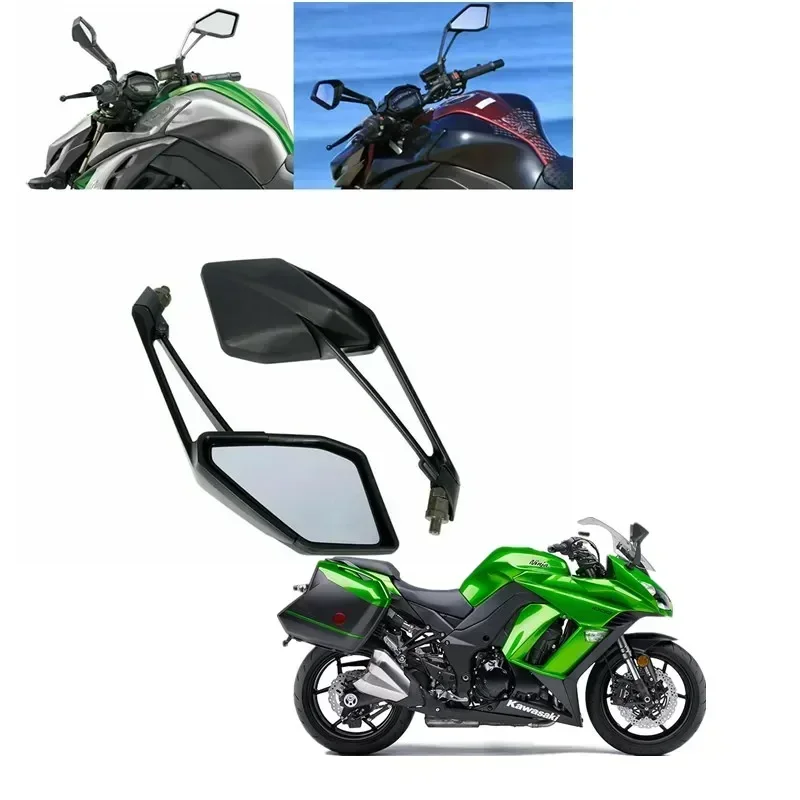 

Для Kawasaki Z1000 Z 1000 2014-2021 2016 2015, черные аксессуары для мотоциклов L & R, зеркала заднего вида