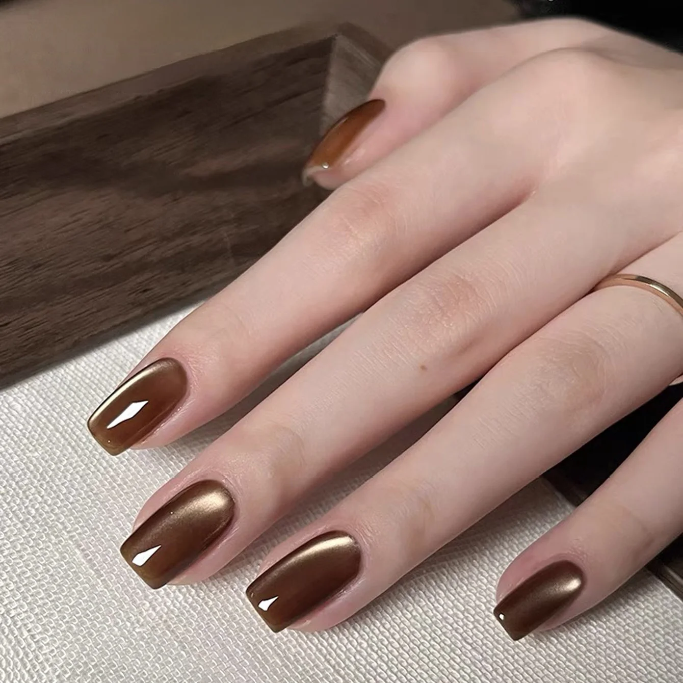 1-16pcs SHAKA Early Autumn Autumn Moon Night Cat Eye Brown Series Gel Nail Polish 2025 New Whitening Halloween Versatile NailGel