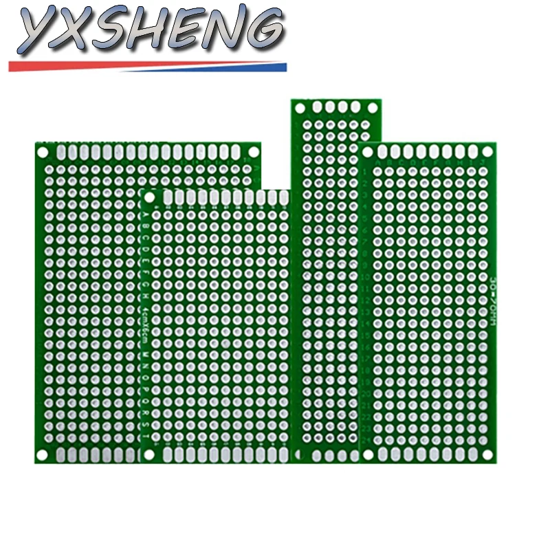 5x7 4x6 3x7 2x8 سنتيمتر ضعف الجانب النموذج Diy بها بنفسك العالمي الدوائر المطبوعة لوحة دارات مطبوعة Protoboard عدة 2*8 3*7 4*6 5*7