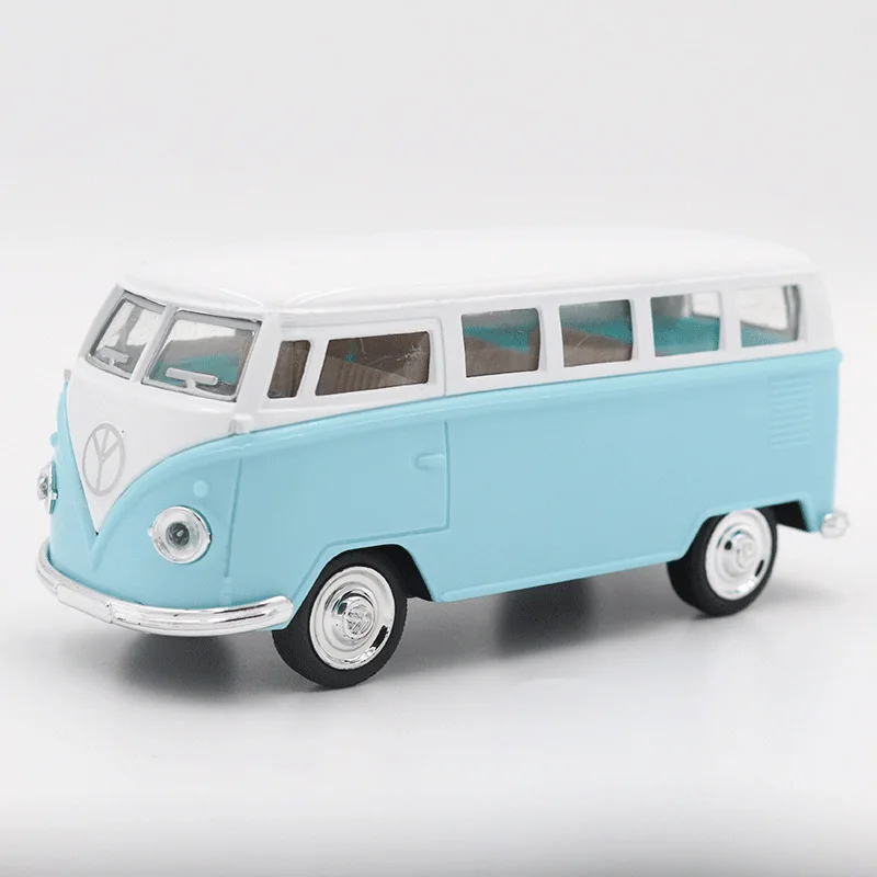 1:36Realistisches Legierungs-Bus-Automodell, Spielzeug, Druckguss-Bus, zurückziehendes Auto, Spielzeug-Aktion – authentische Details für endlose verspielte Abenteuer
