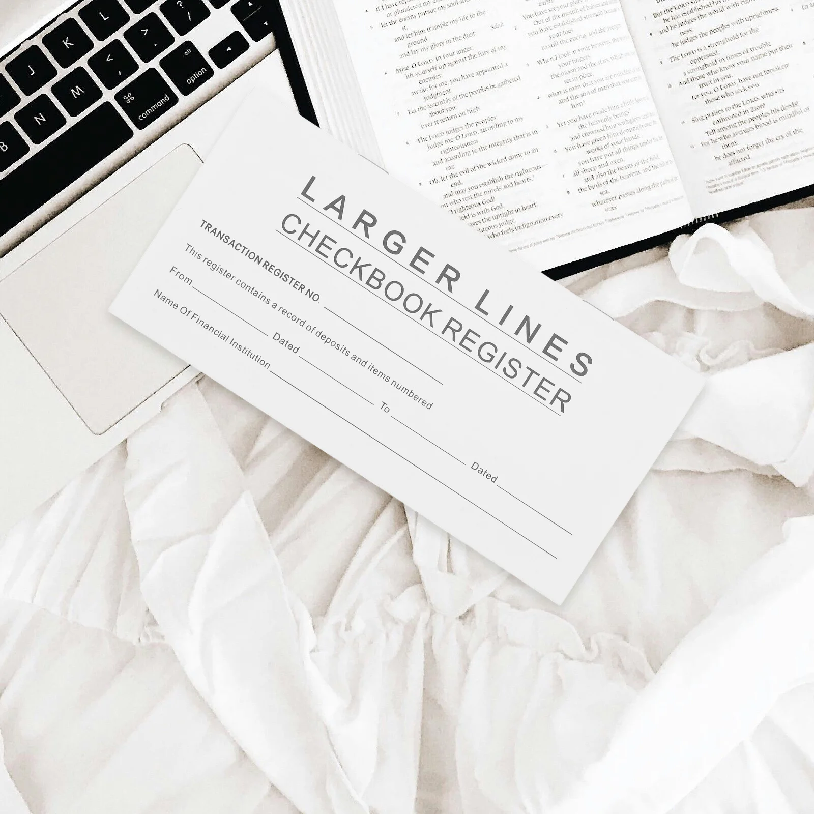 12 قطعة دفتر الأستاذ لكتاب الشيكات الشخصية طباعة كبيرة تسجيلات الاختيار ورقة المحفظة الحجم المالية #2