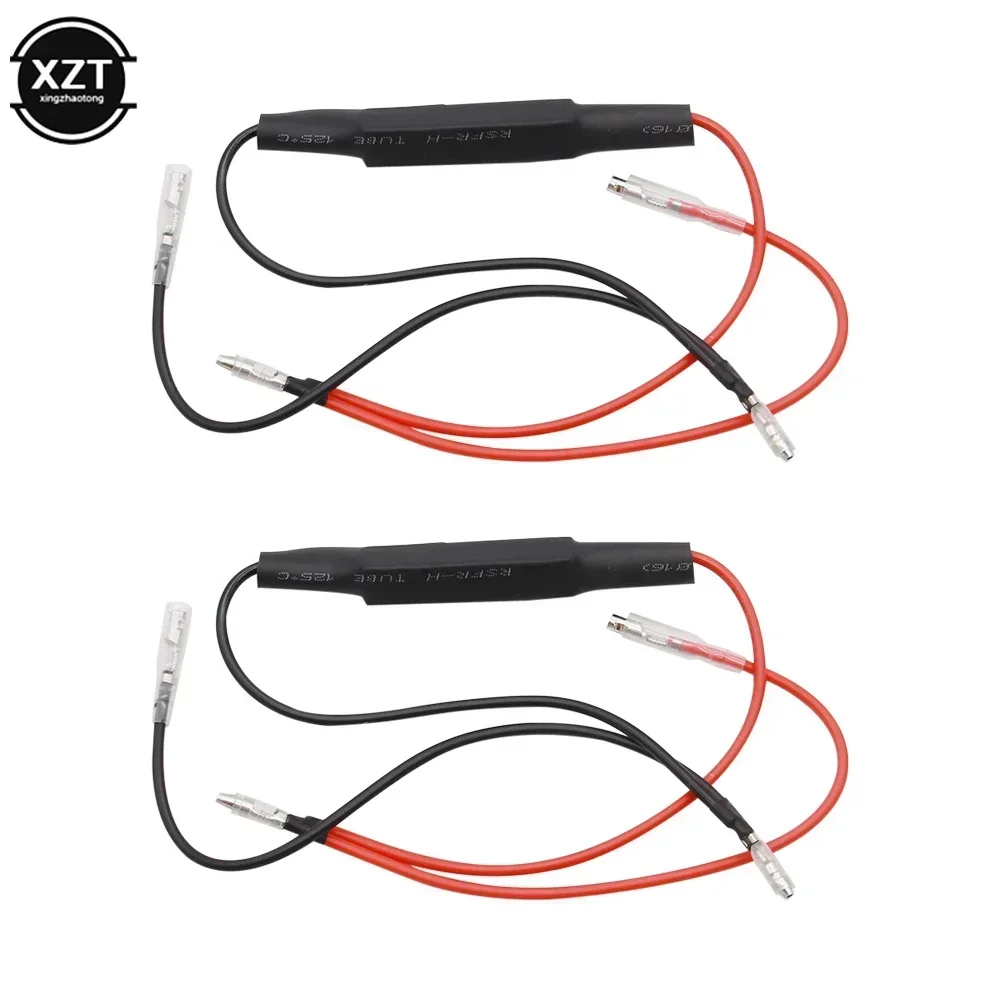 12V Universal Motorcycle Flasher LED Turn Signal Indicator Resistor Adapter Solution does not flash or Fast flash image 3