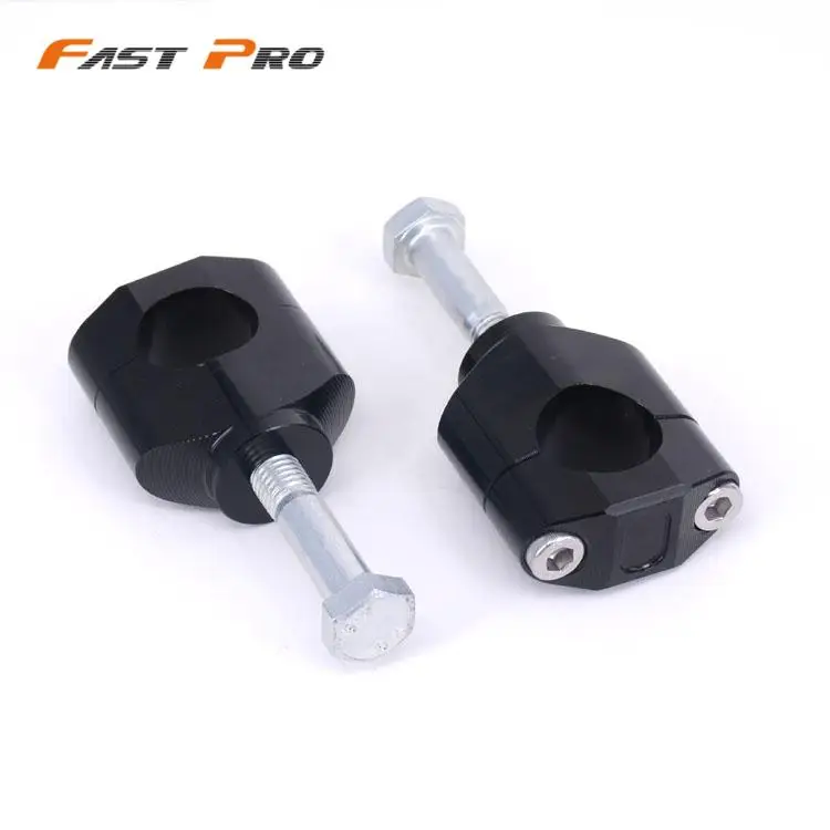 Motorcycle Handlebar Clamp CNC Aluminum Alloy Handlebar Clips 1 1/8\