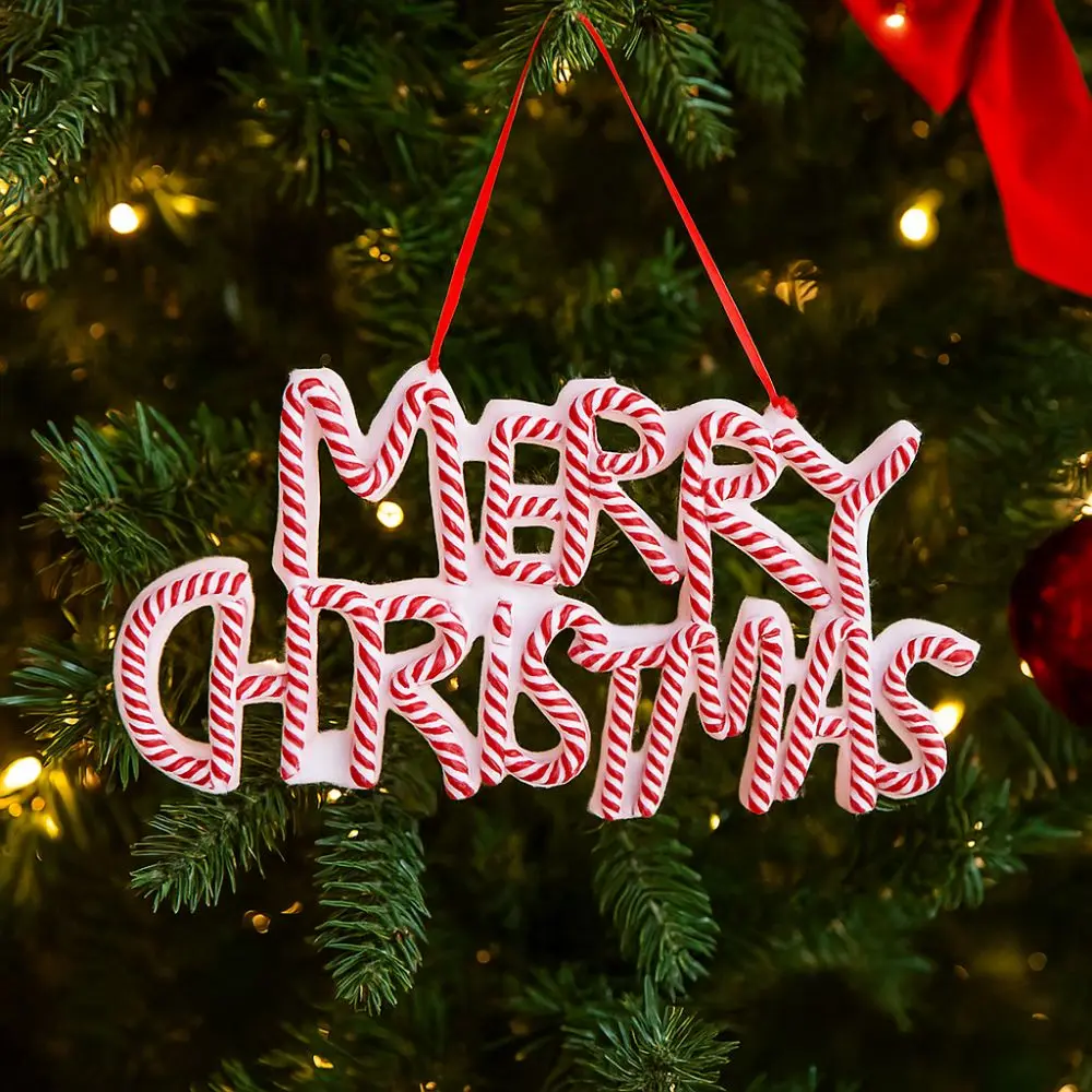 

Christmas Decoration Merry Christmas Letter Plate Pendant Window Holiday Christmas Tree Scene Arrangement Pendant