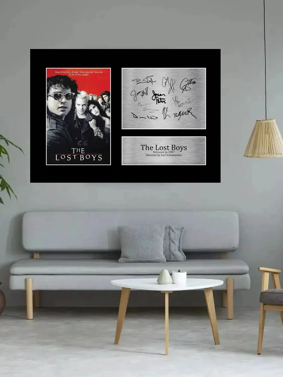 The Lost Boys Autographed Signed, Print Art Canvas Poster, For Living Room Decoration, Home Wall Decor Picture