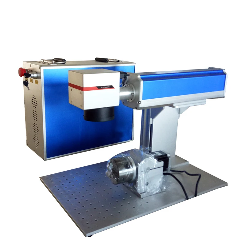 

20W and 50W Metal Plate Equipment Fiber Engraver & Marking Machine with FDA Metal Plastic Stainless Steel Dog Tag