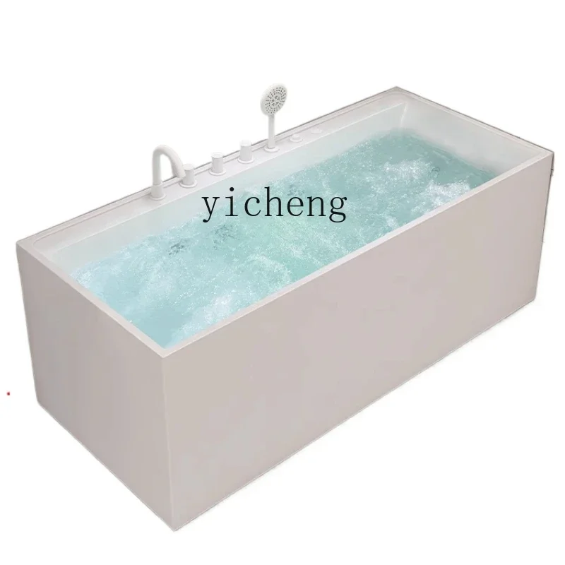 

XL Thin Edge Surf Massage Simple Acrylic Light Luxury Household Extra Large Empty Bathtub