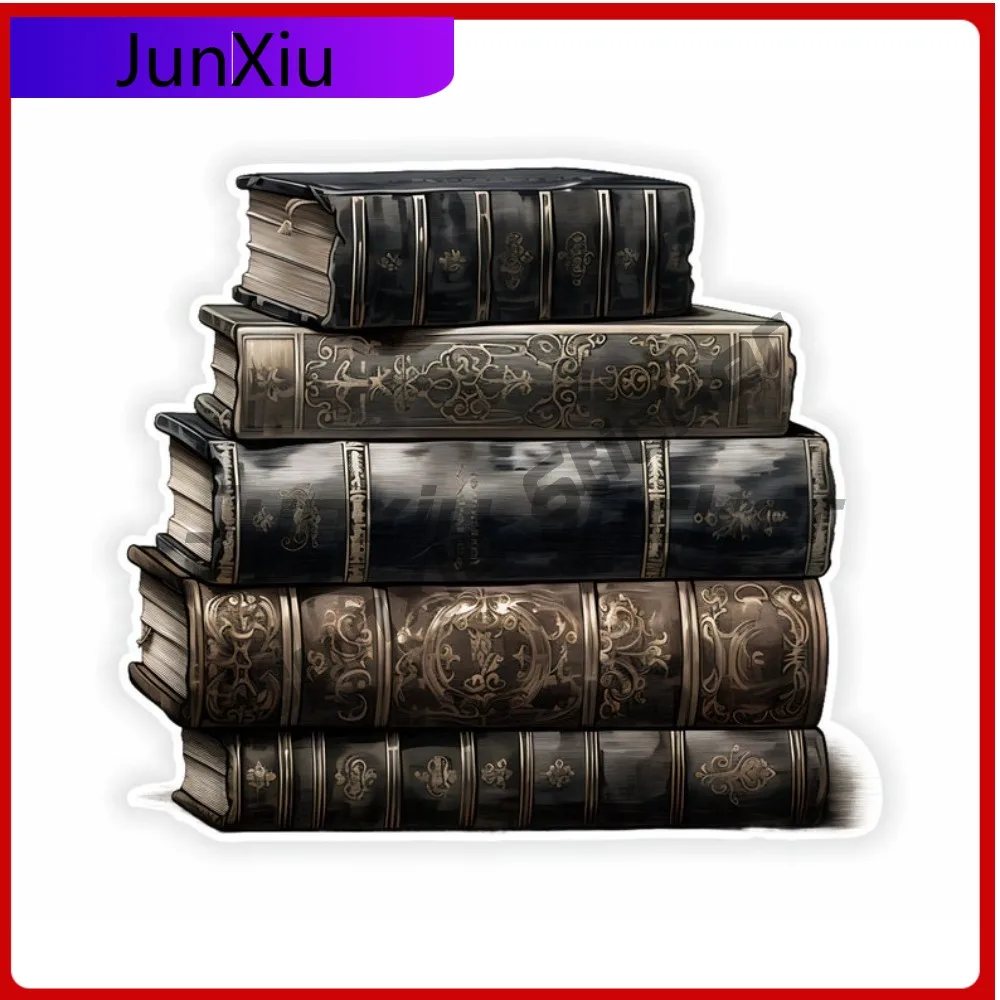 

Gothic Books Decals Waterproof Vinyl Sticker Custom Decal Motorcycle Custom Decals Rv Bumper Suv Window Funny Decoration Accesso