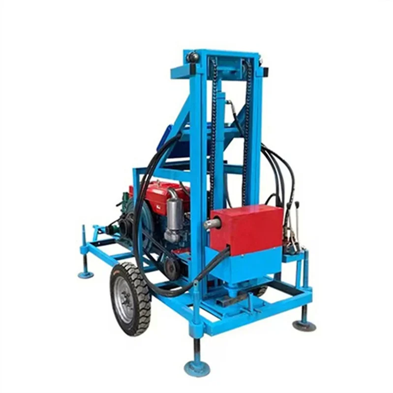 The most popular in UN and Asia 200m-600m Hydraulic Crawler drilling machine for water wells