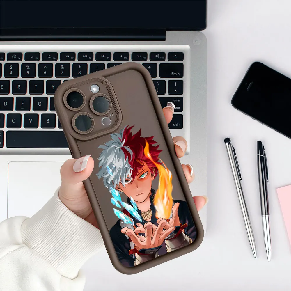 Boku No My Hero Academia جراب هاتف لهاتف OPPO رينو 14 13 13F 12 12F PRO 11 11F 10 8 8T 7 7Z PRO PLUS Cqoue غطاء سيليكون سائل