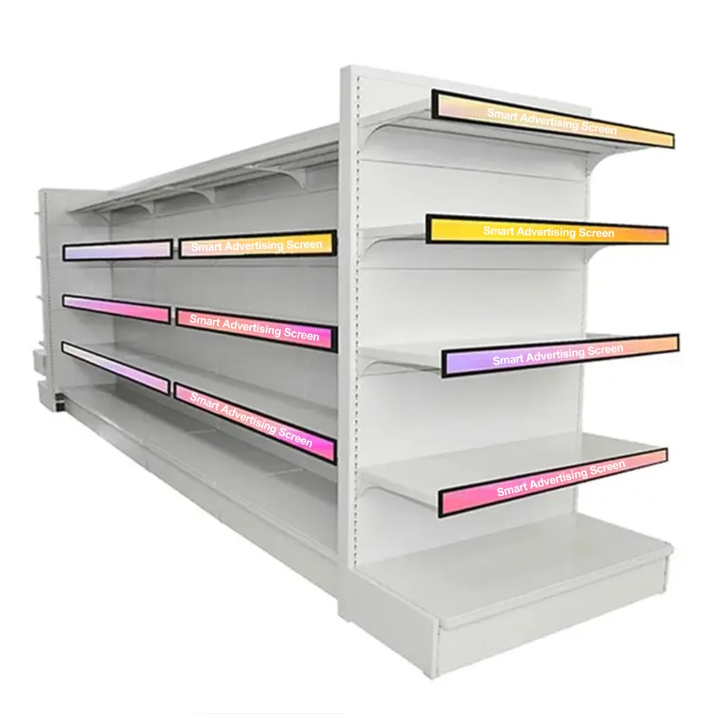 Smart Hd Shelf Edge Digital Signage Ultra Wide Stretch Bar Remote Control Supermarket Stretched Shelf Bar Lcd Display Screen