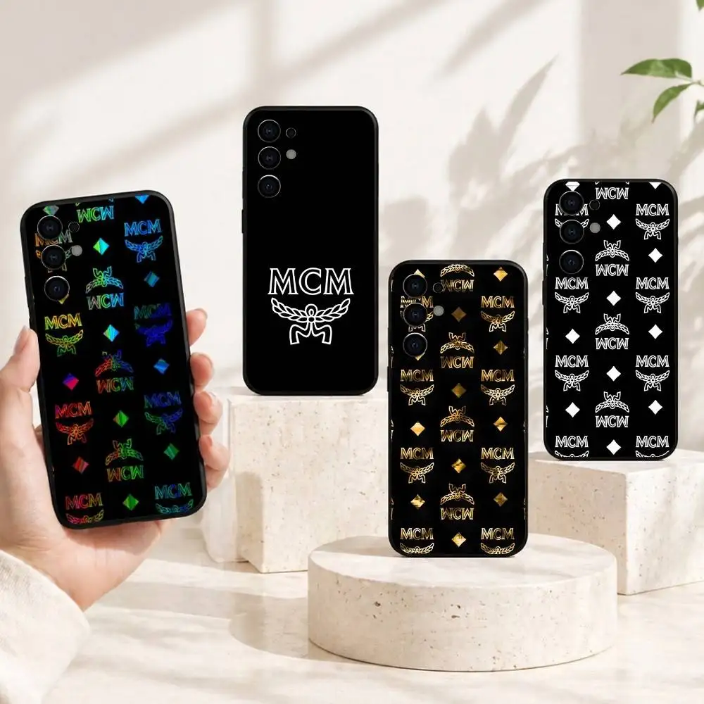 C-Cool Mode Creation Munich Phone Case For Samsung S25,S24,S21,S22,S23,S30,Ultra,S20,Plus,Fe,Soft Silicone Black Cover