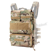 Tactical Pouch Zip-on 2.0 Panel Platform For JPC CPC AVS Vest 2 Vertical And Horizontal GP Magazine Expandable Pocekts Nylon