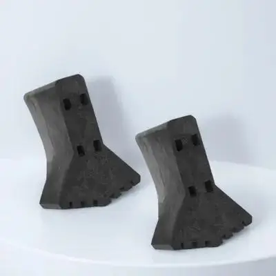 Ladder Foot Covers 2 Pack Non Slip Rubber Protective Caps Stable Replacement Pads for Retractable Stairs